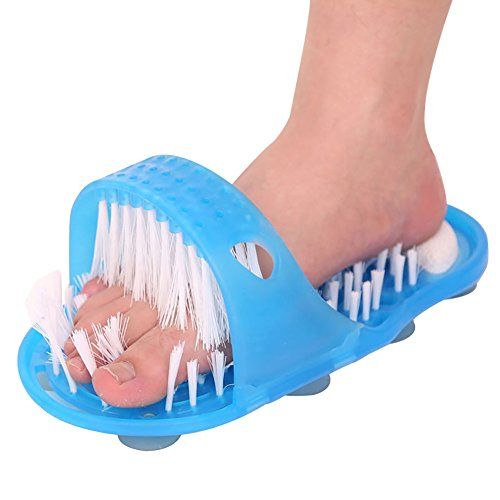  No Bending Feet Brush Foot Cleaning Bristle Slipper
