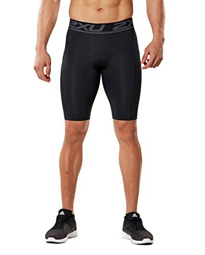 Mens workout tights with shorts