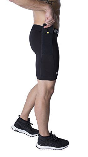 mens compression running shorts with pockets