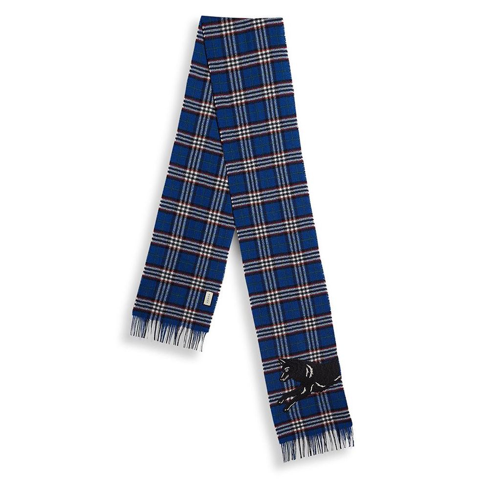 Gucci Running Wolf Wool Scarf for Men 