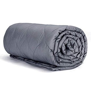 Weighted gravity blankets and anxiety