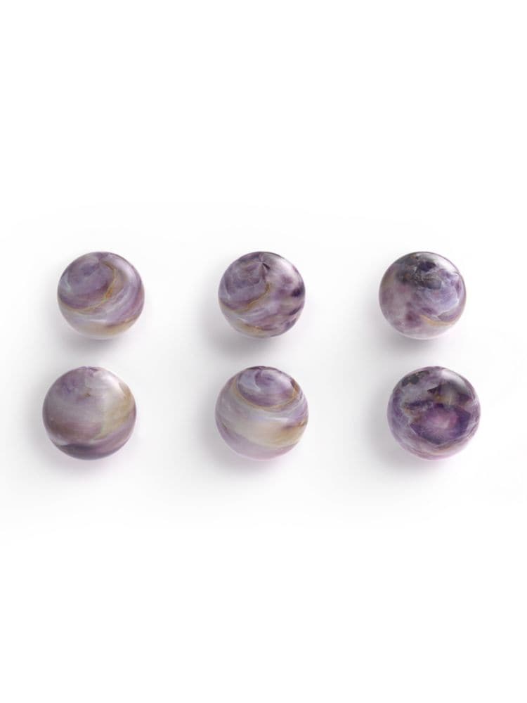 Six-Piece Flourite Wine Gems