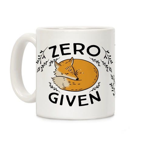 Zero Fox Given