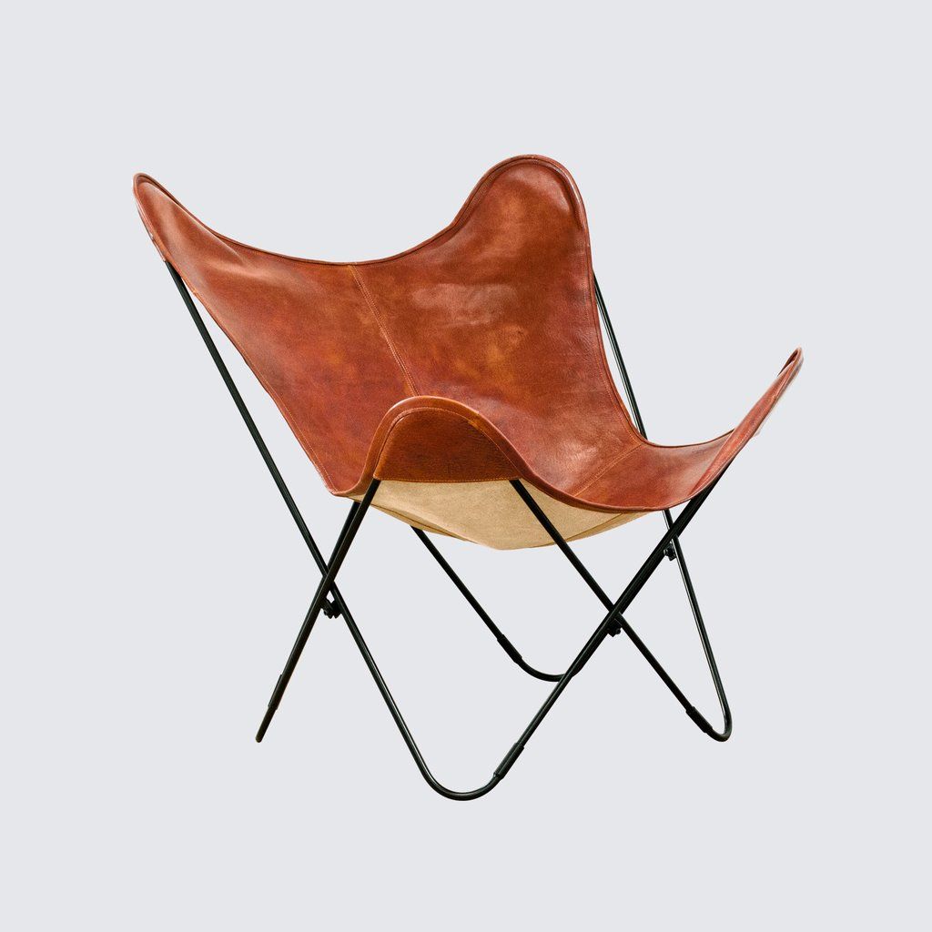 Black & Cognac Palermo Chair