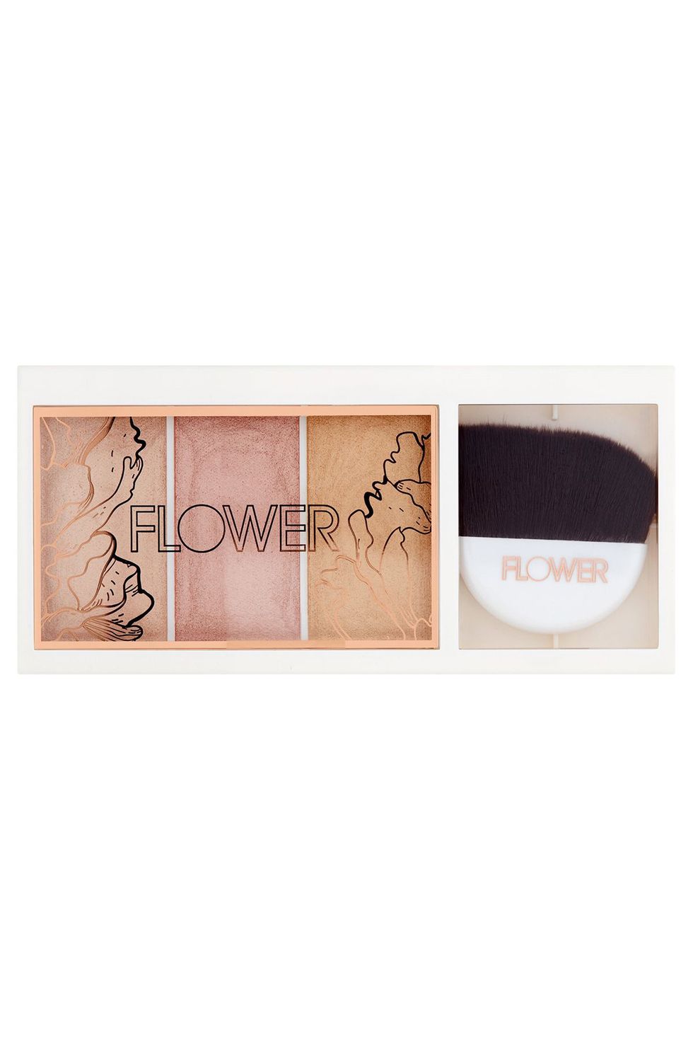 Best for a Glowy Complexion: Flower Shimmer & Strobe Highlighting Palette