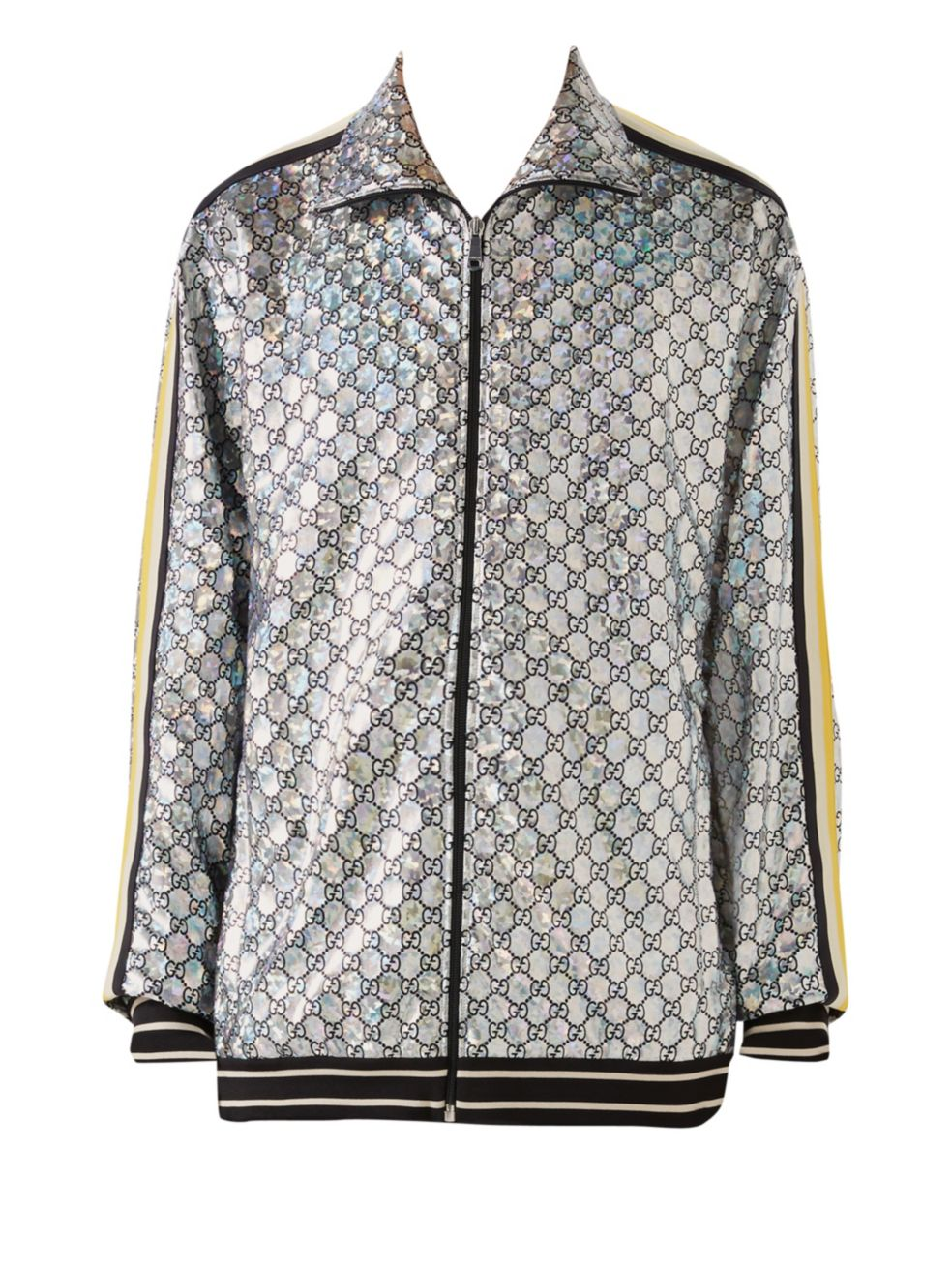 Laminated Sparkling Jersey Jacket