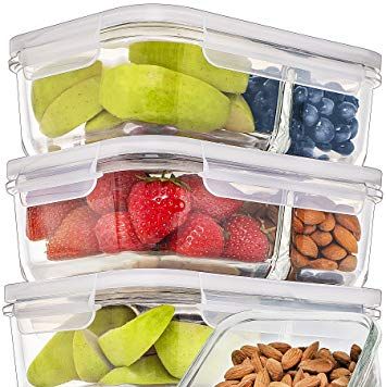 Prep Naturals Food Storage Containers With Lids -[50 pack,17oz