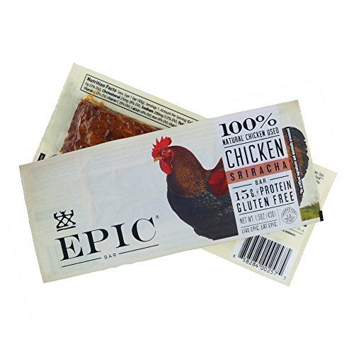 Epic Bars, Chicken Sriracha - 12 pack, 1.3 oz bars