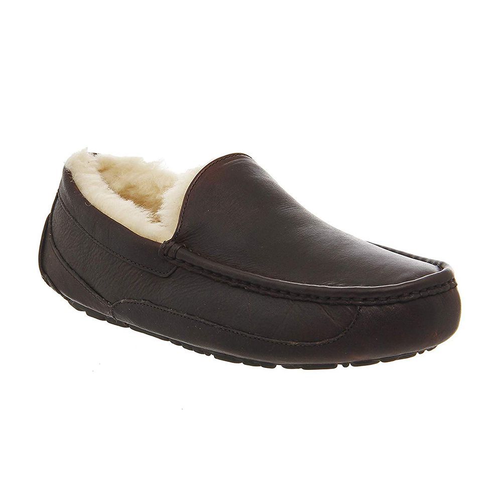Leather Ascot Slippers