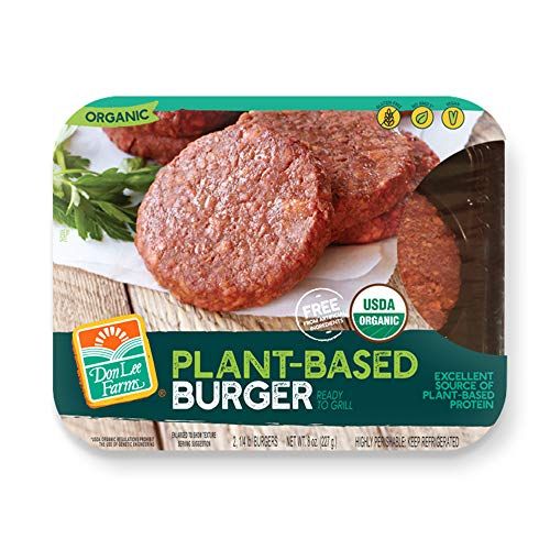 Don Lee Farms Organic Plant-Based Burgers