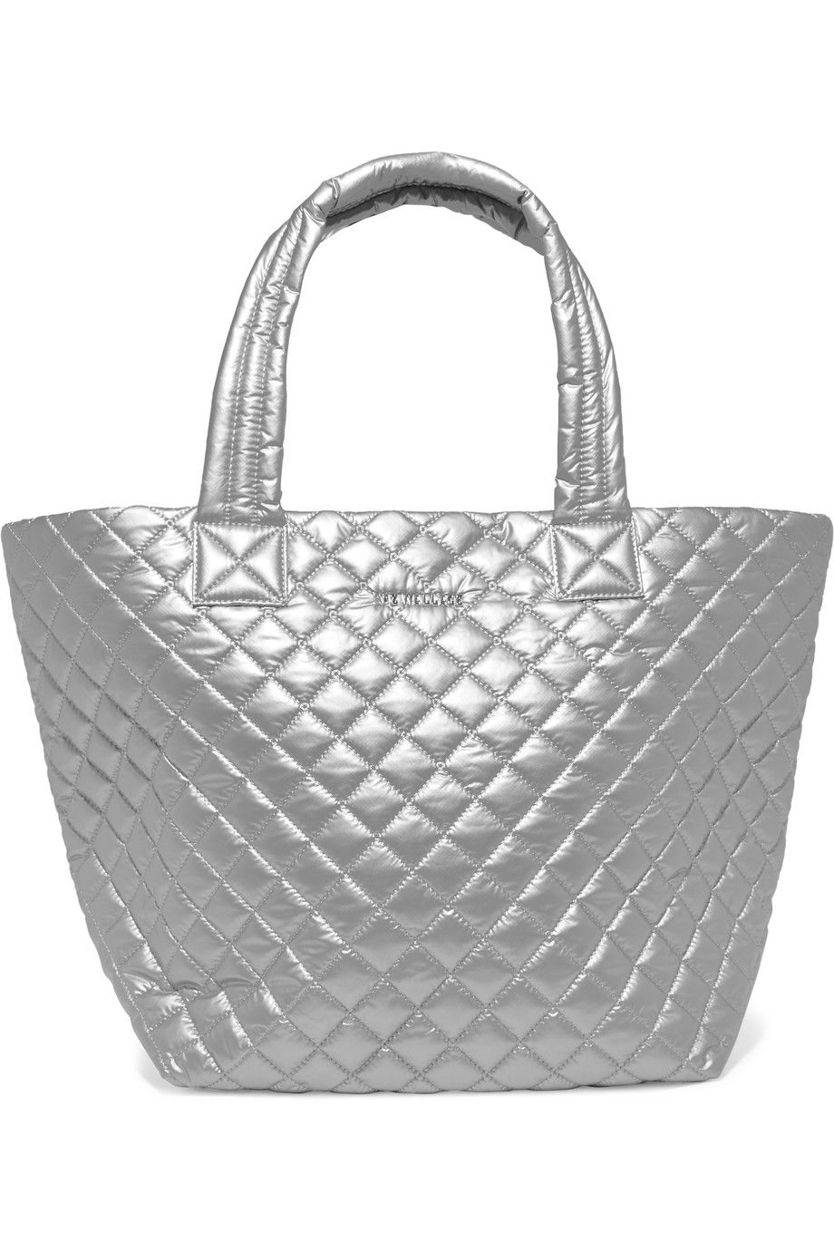 Quilted Metallic Tote