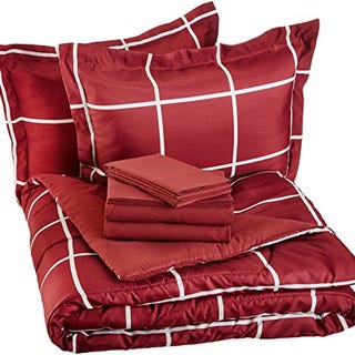AmazonBasics 7-Piece Bed-In-A-Bag comforter