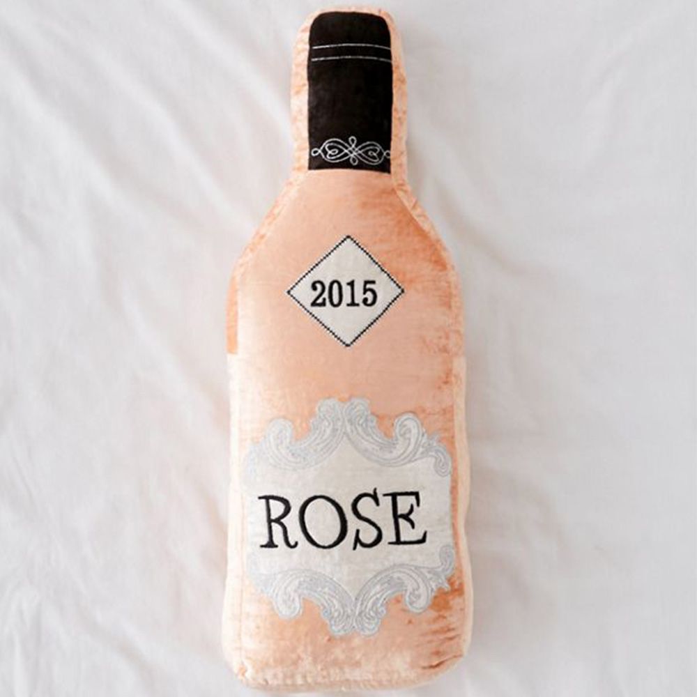 Giant Rosé Bottle Pillow