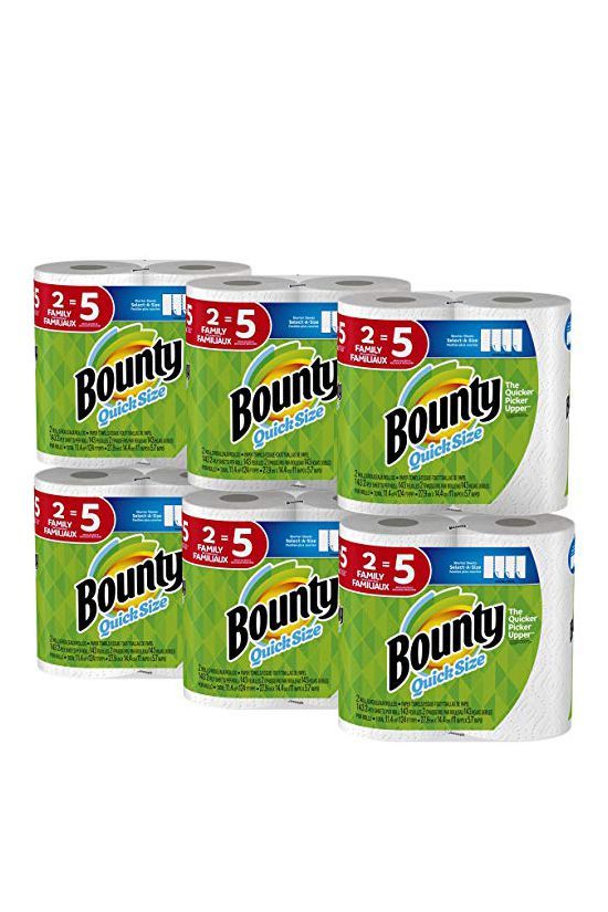 12-Count Bounty Quick-Size Paper Towels