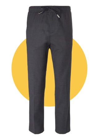 Slim-Fit Drawstring Trousers