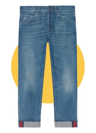 Tapered Cropped Jeans