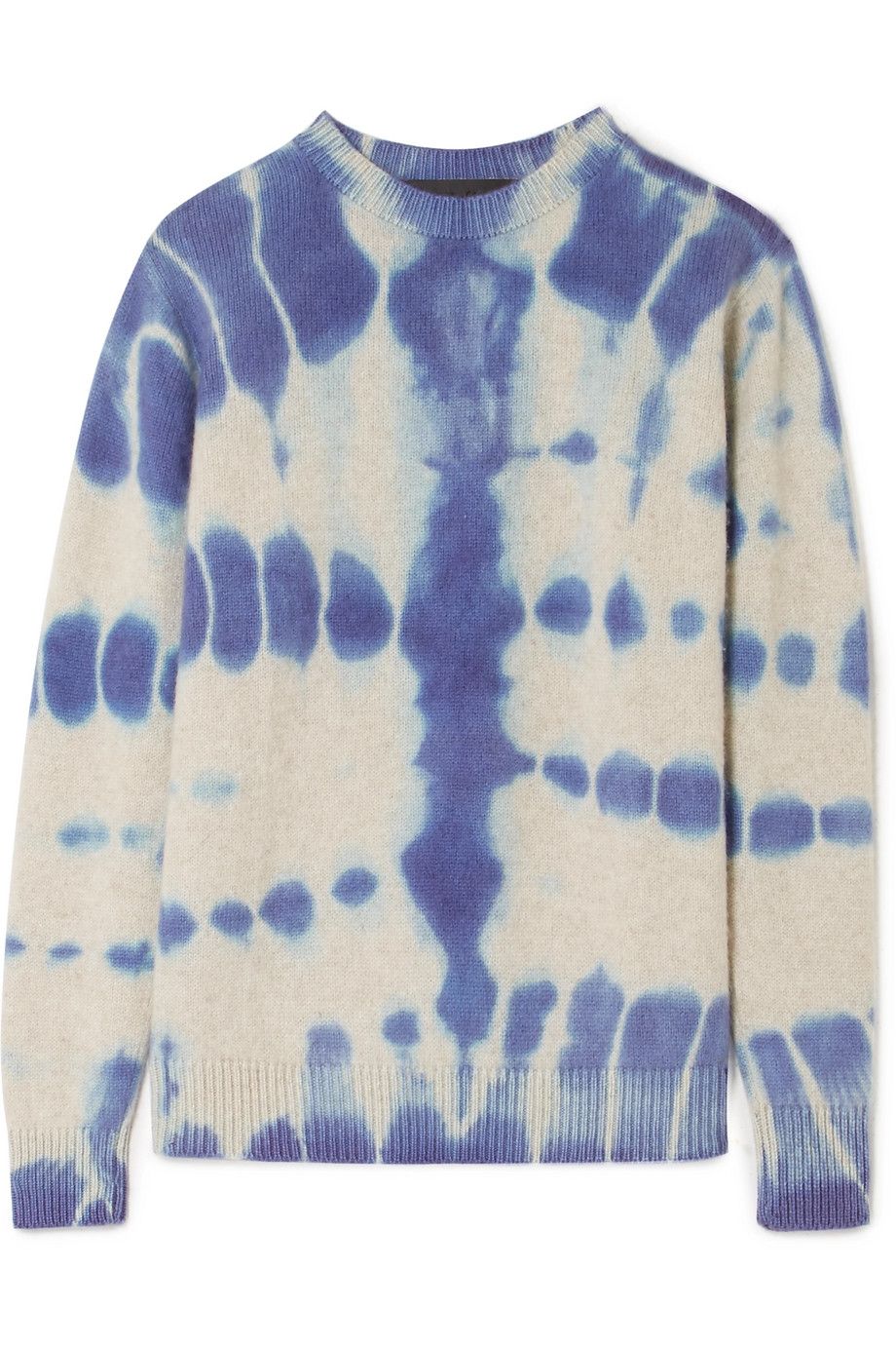 Tie-dyed cashmere sweater