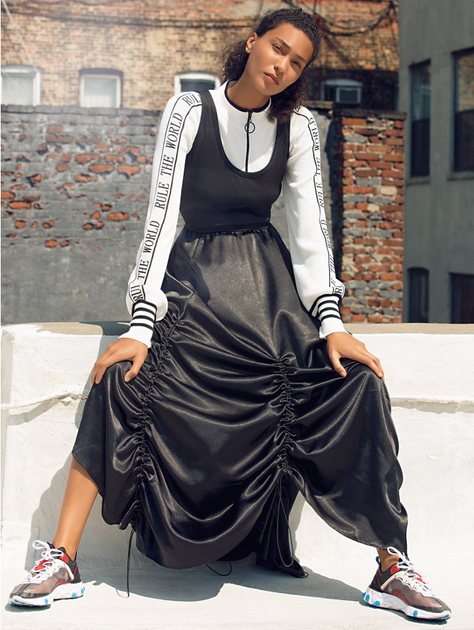 Gabrielle Union Collection Black Tank Top Dress