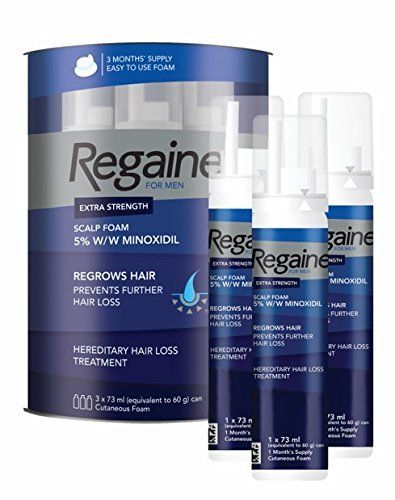 Regaine For Men Hair Regrowth Foam 3 x 73ml