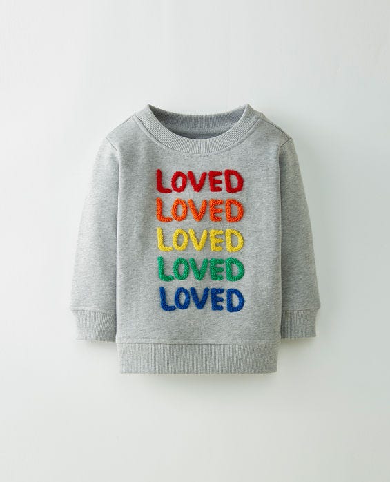 Hanna Andersson Be Loved Sweatshirt
