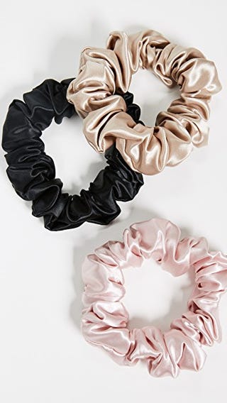 Set of 3 Large Silk Scrunchies