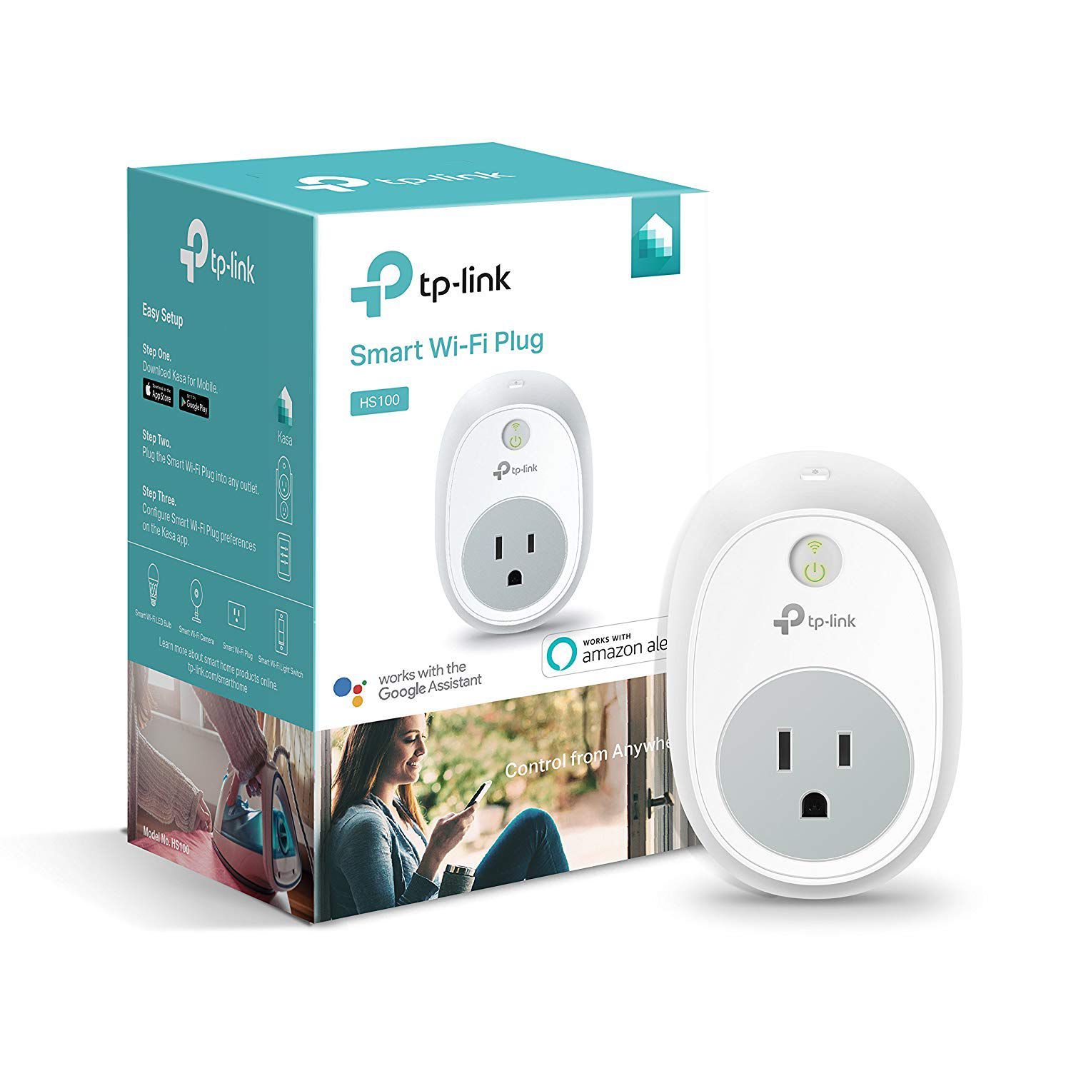 TP-Link Kasa Wi-Fi Smart Plug (Works with Amazon Alexa)