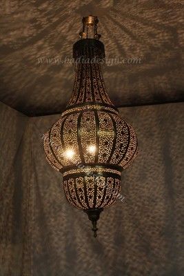 Moroccan Hand Punched Chandelier