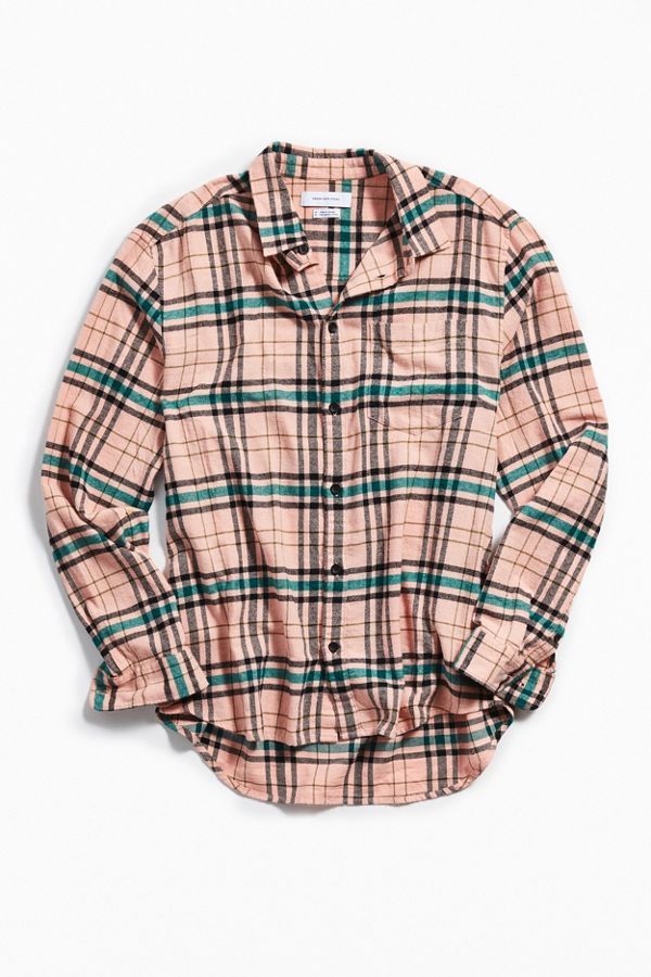 Flannel Button-Down Shirt