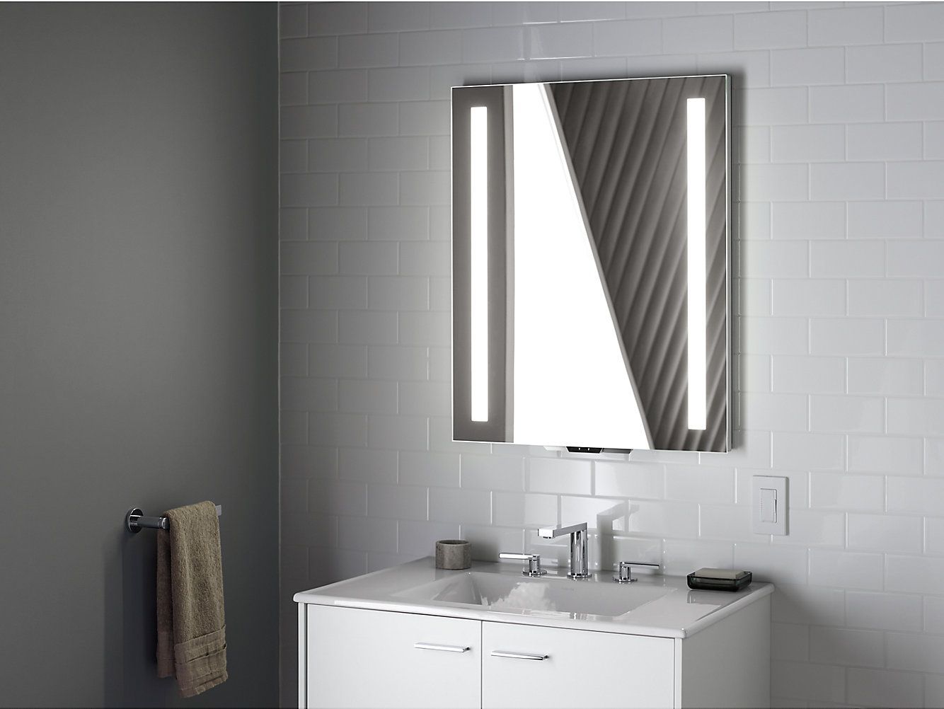 kohler lighted bathroom mirrors