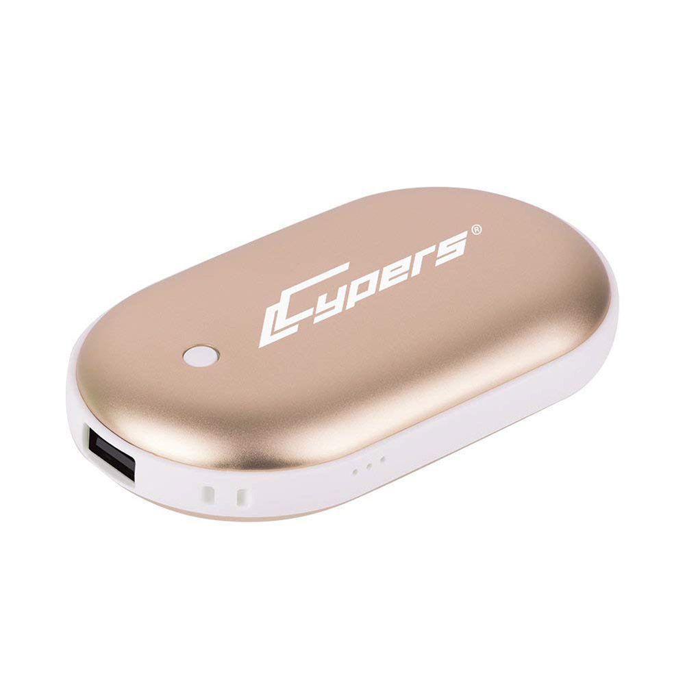 Gold Hand Warmer Phone Charger
