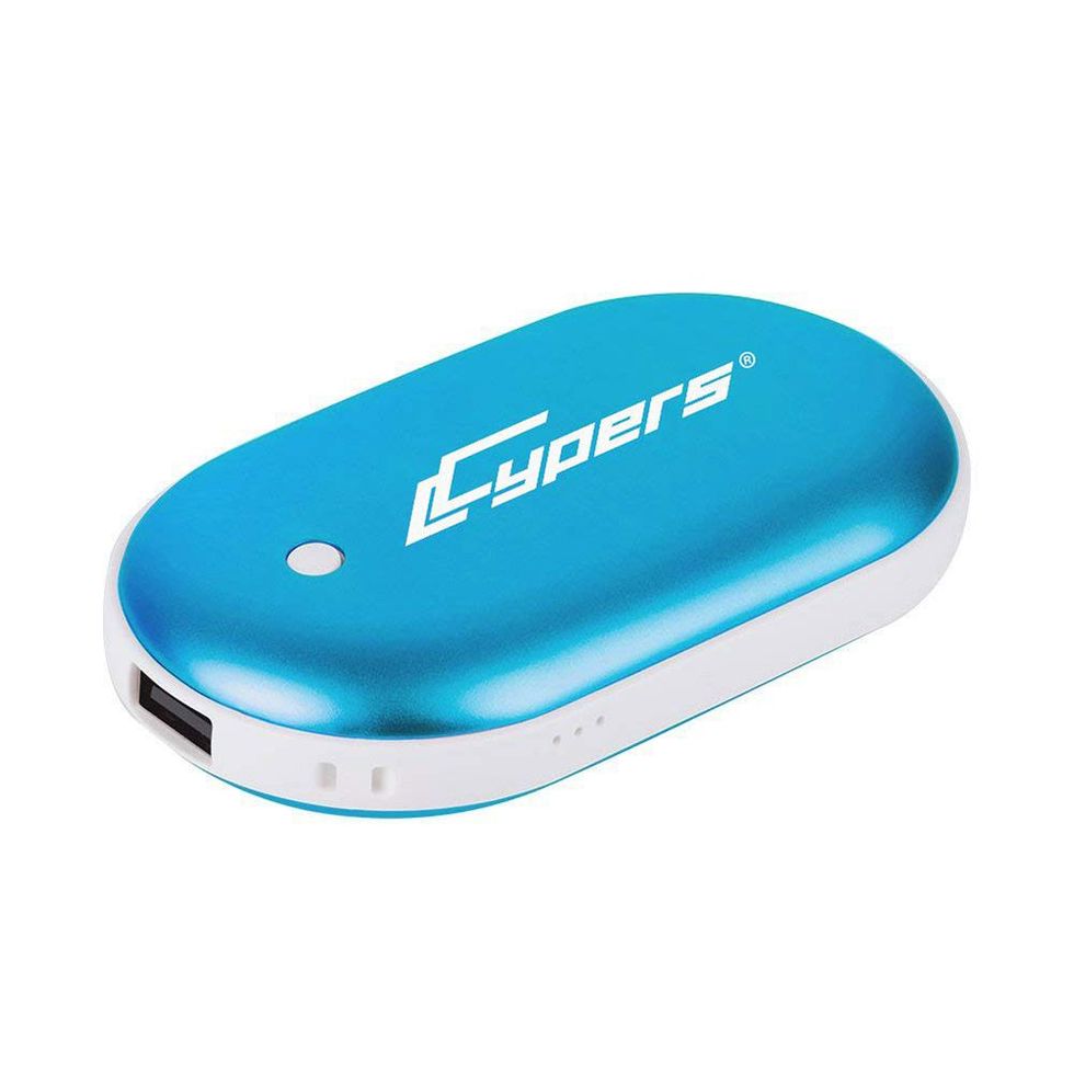 Blue Hand Warmer Phone Charger