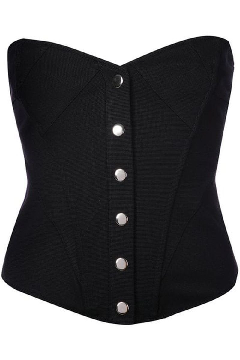 strapless corset top