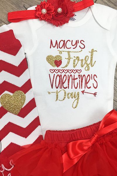 First valentine outlet baby outfit