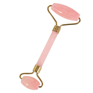 AITELEI 100% Natural Rose Quartz Jade Roller Set