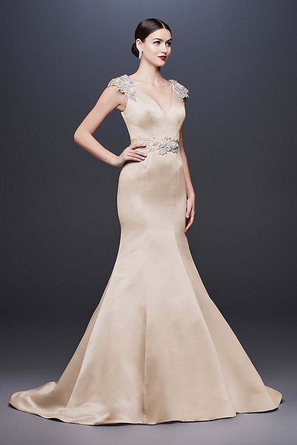 Truly zac posen hot sale pleated organza wedding dress