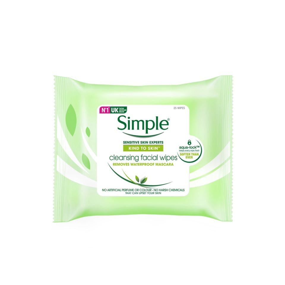 Simple Kind To Skin Facial Wipes