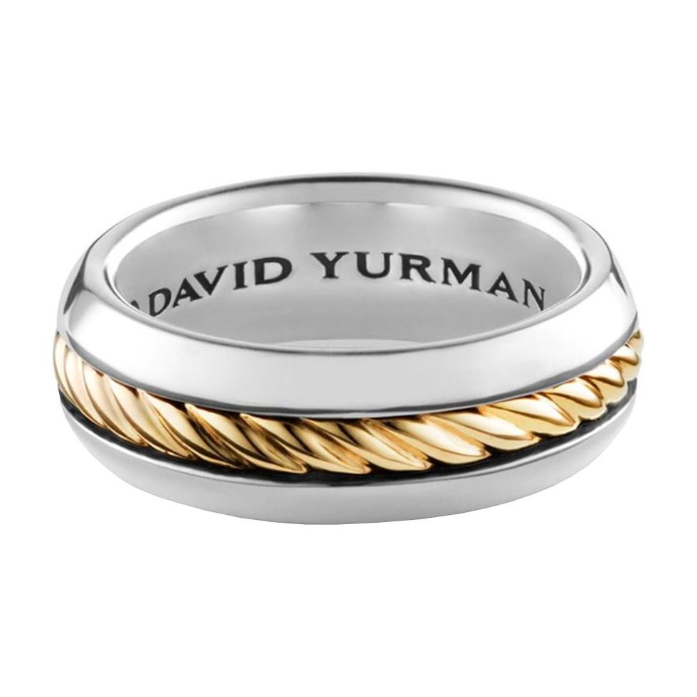 David Yurman Cable Classic 18K Gold Wedding Band