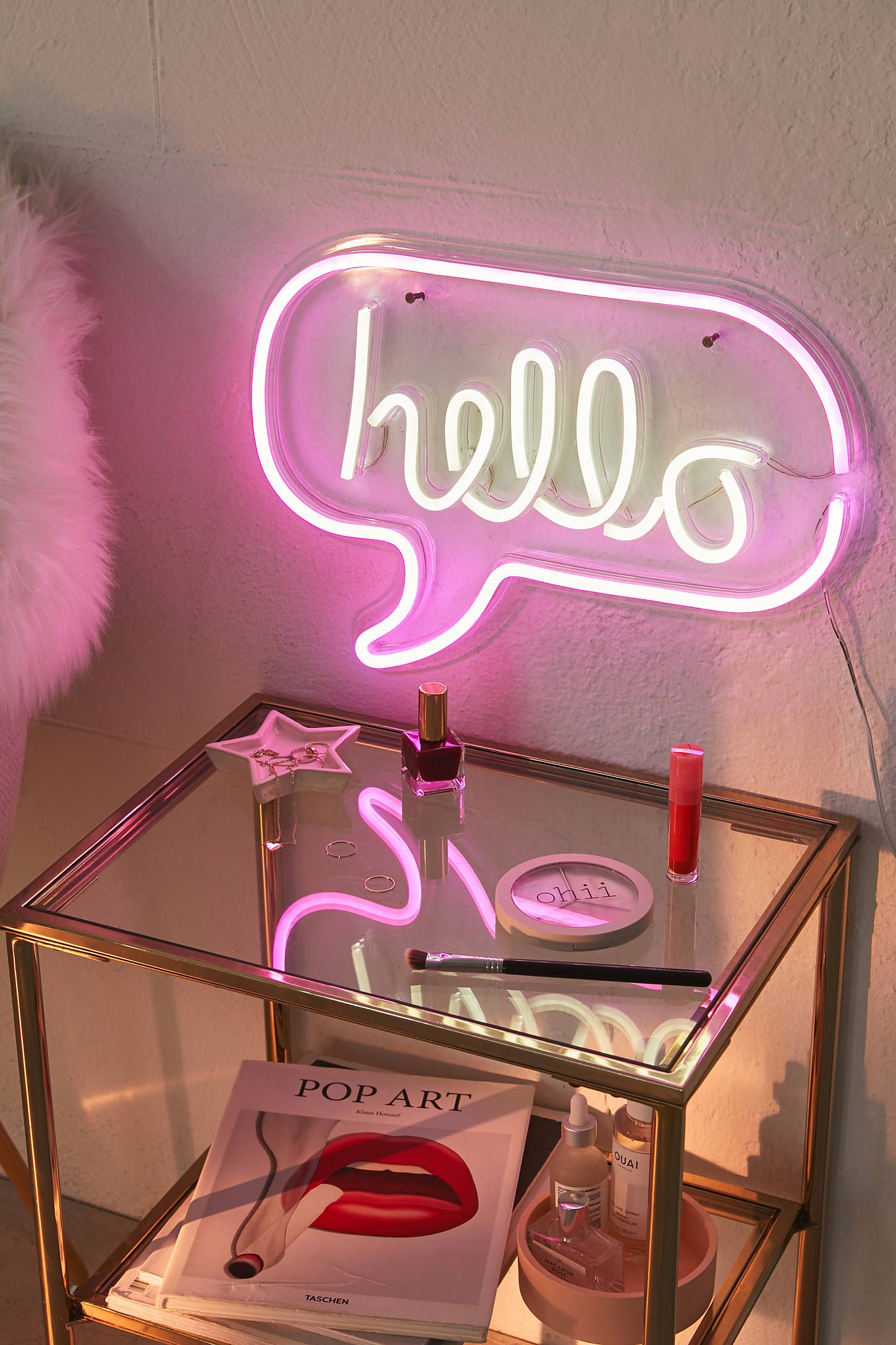 neon light table