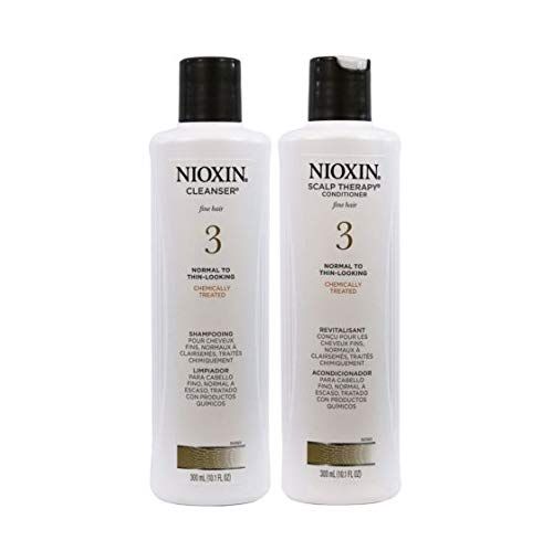 Nioxin Cleanser & Scalp Therapy System 3 - Shampoo & Conditioner Duo/Twin Pack 300ml