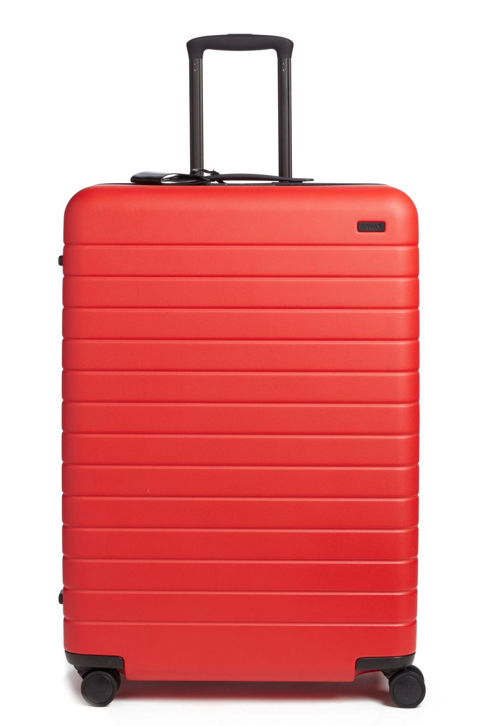 The Large Hard Shell Suitcase in Red