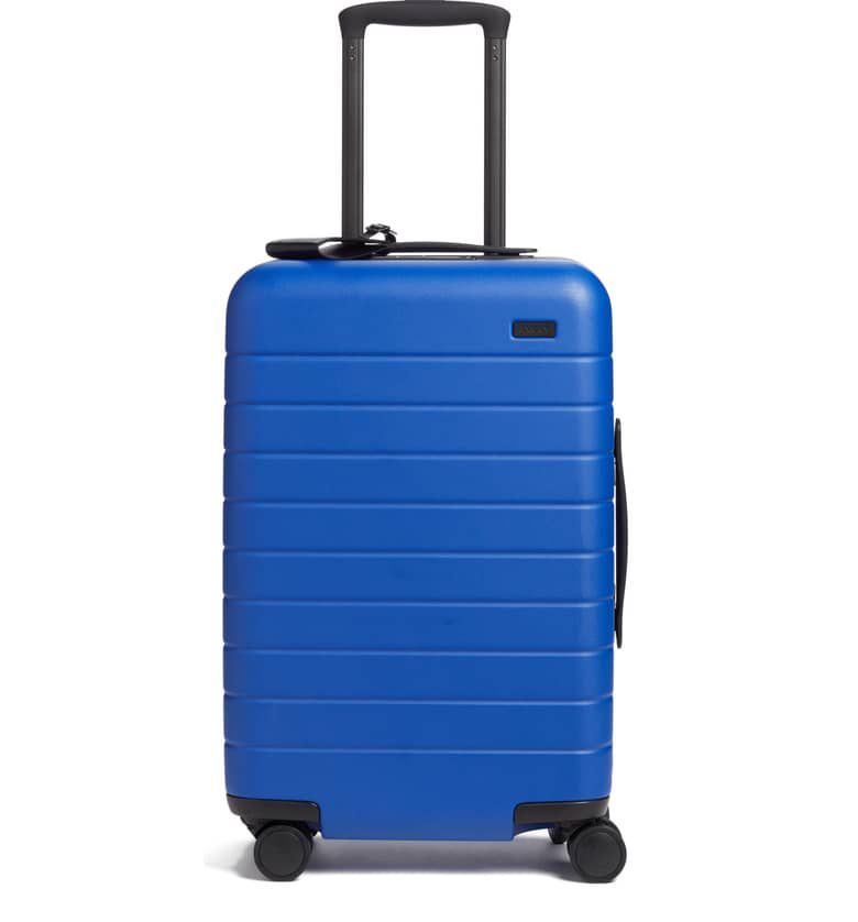The Carry-On Hard Shell Suitcase in Blue