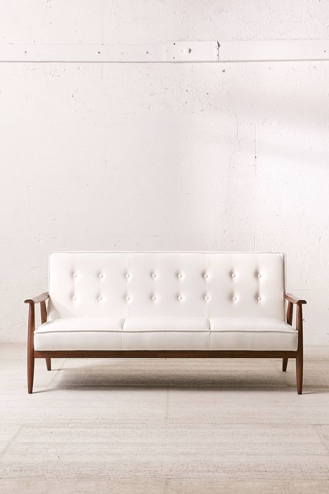 15 Best Leather Sofas To In 2020, Chamberlin Recycled Leather Sofa 949 Urban Outfitters