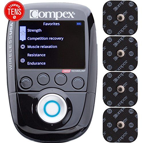 Compex Wireless USA 2.0 Muscle Stimulator With TENS Kit