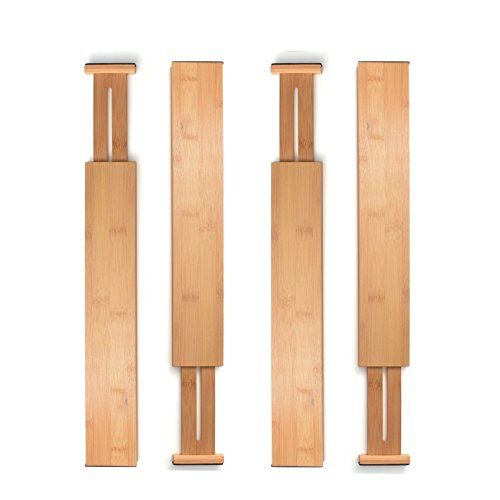 Bambüsi Bamboo Drawer Divider Set