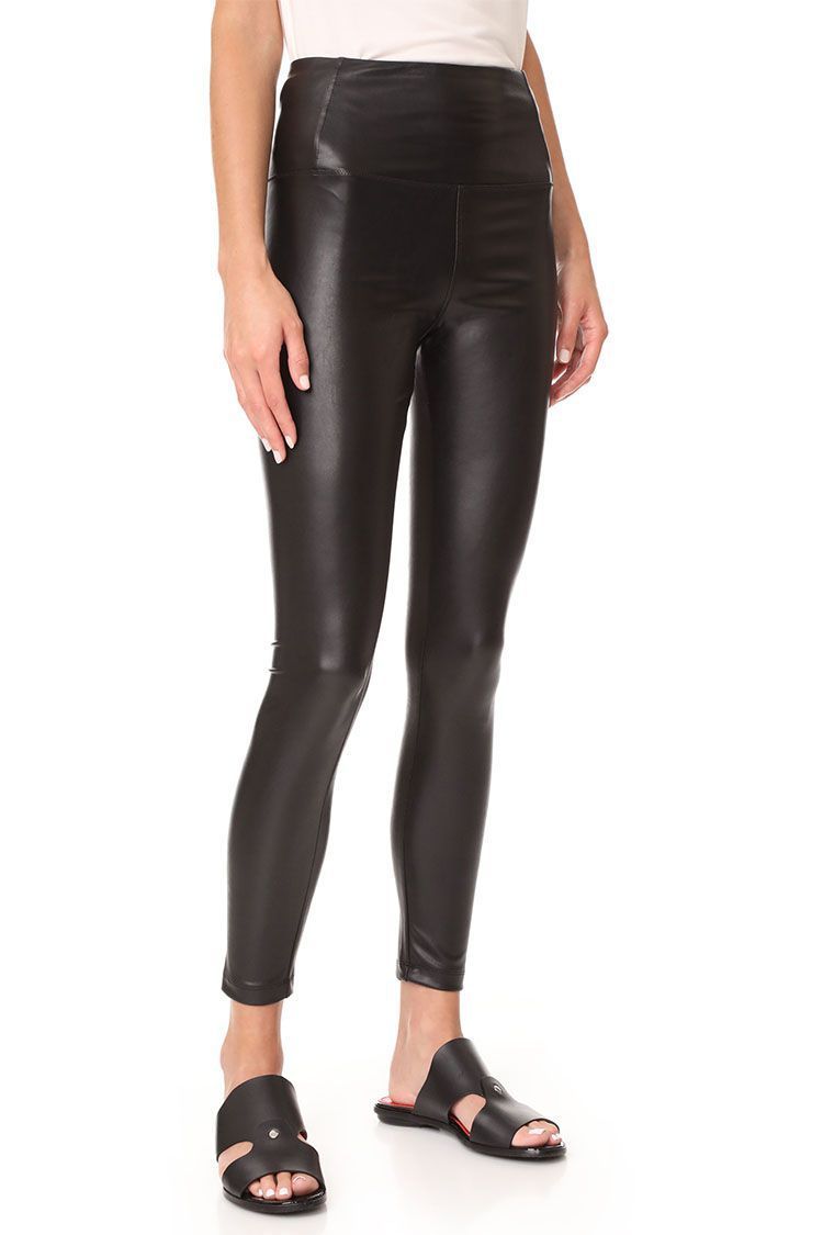 best faux leather trousers