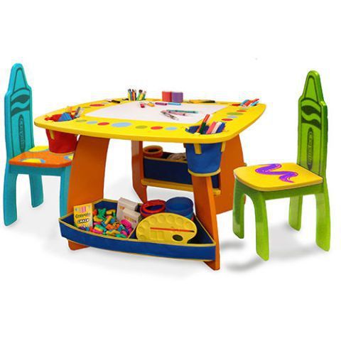 Crayola Wooden Table & Chairs Set