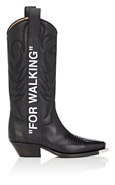 Off white shop fringe boots