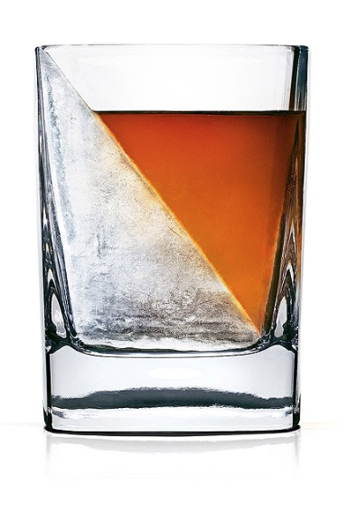 Whiskey Wedge and Glass