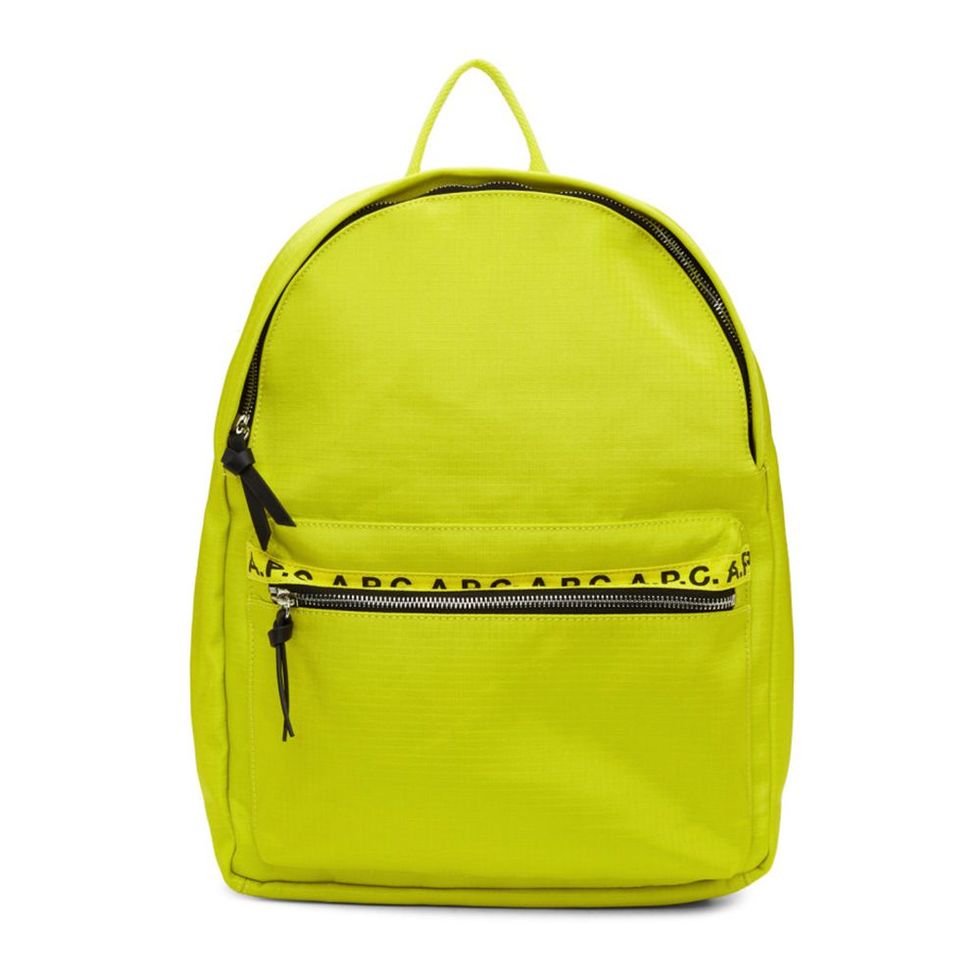 A.P.C. Yellow Marc Backpack for Men