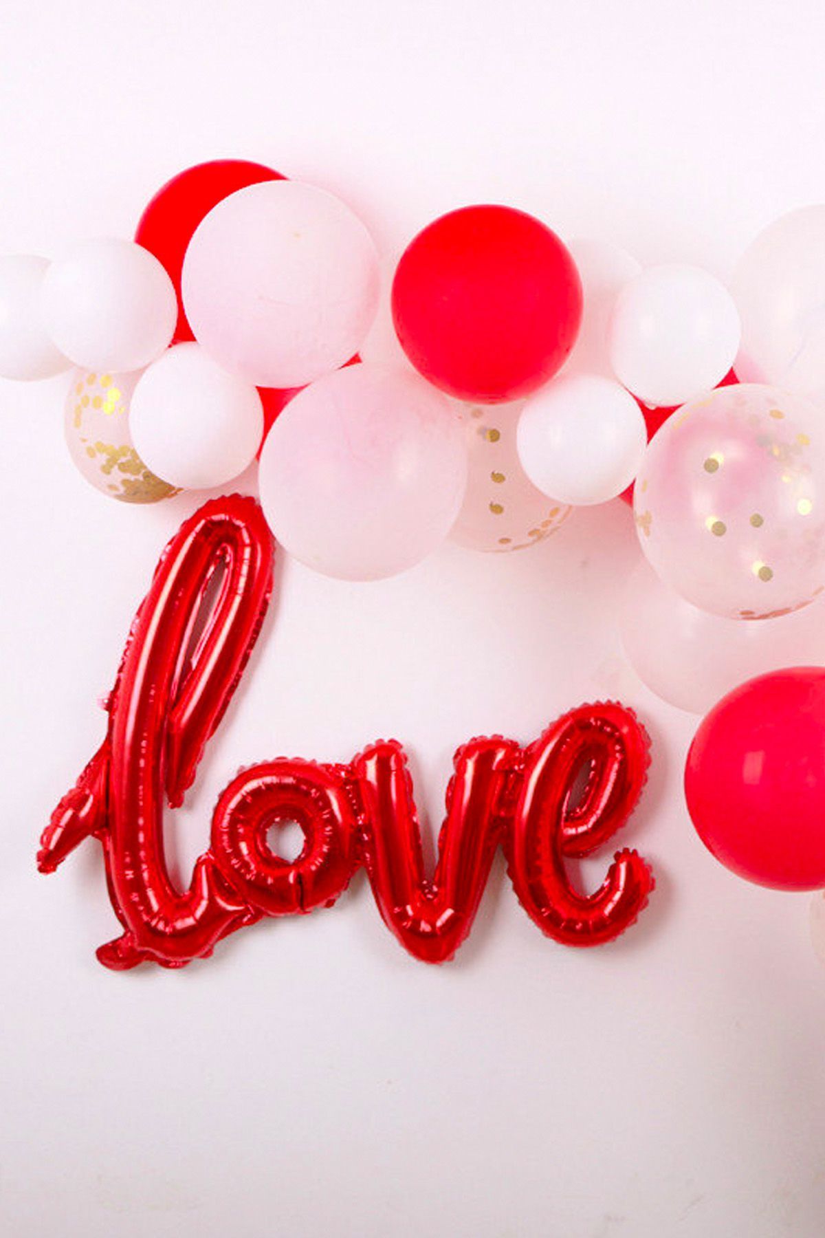 Valentine S Day Confetti Balloon Garland